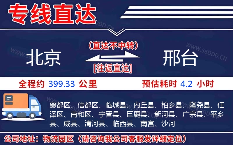 北京到邢台