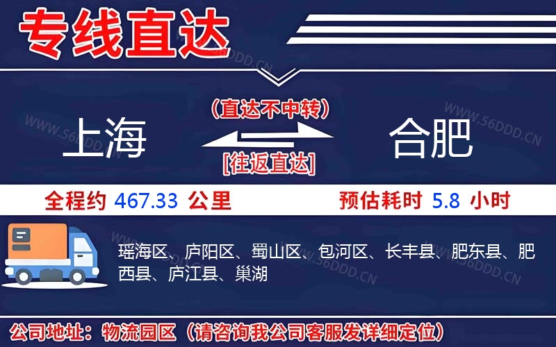 上海到合肥