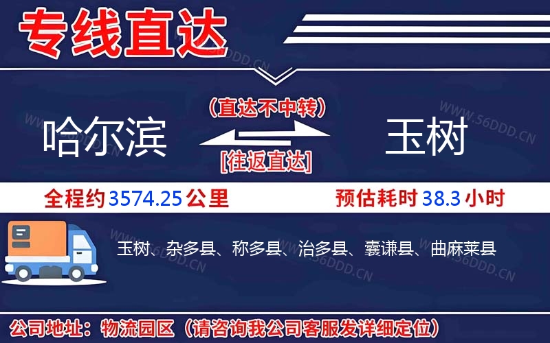 哈尔滨到玉树物流公司