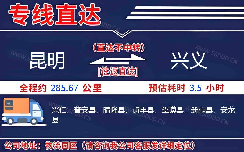 昆明到兴义