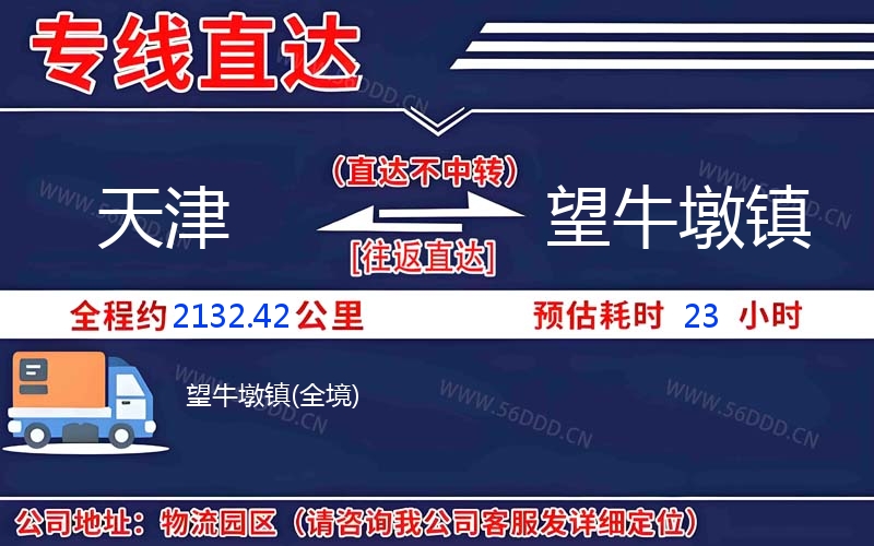 天津到望牛墩镇物流公司